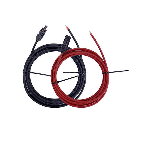 Solar Cable 2X5M-4mm² With MC4+Electrical Terminal   (Black+Red)