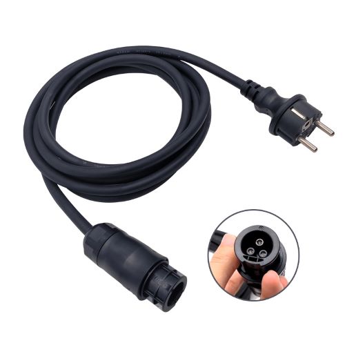 10M-Inverter Cable with cap 3×1.5mm²